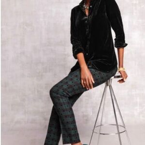 Talbots Blackwatch Plaid Slim Pant